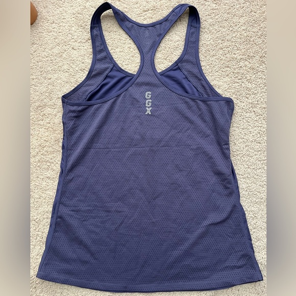 Gold’s Gym Ladies Workout Tank Top Purple Mesh Back Size Large - Picture 5 of 5